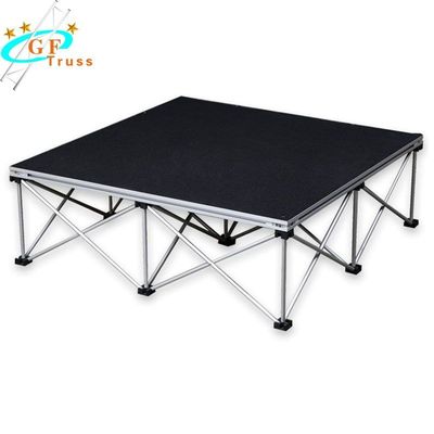 1.22M * 2.44M Aluminiowa scena kratownicowa mobilna okrągła scena sceniczna Zastosowanie podczas koncertu