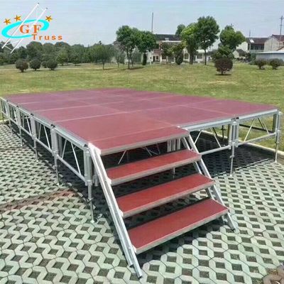 CE Portable Outdoor Event Stage Platform Używane aluminiowe składane mobilne sceny imprezowe na sprzedaż