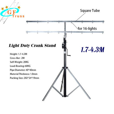 Line Array Crank Stand Truss Lift Tower do wiszącego oświetlenia