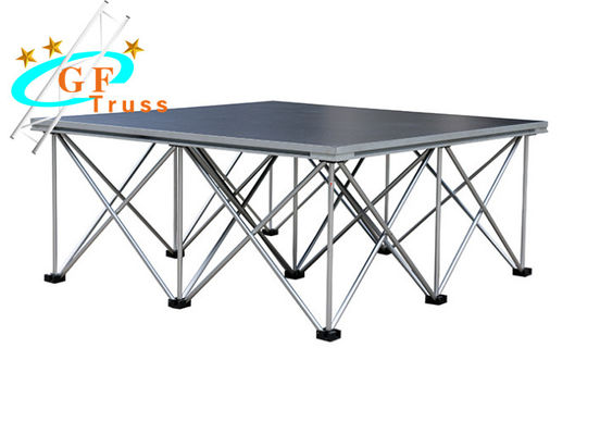1.22M * 2.44M Aluminiowa scena kratownicowa mobilna okrągła scena sceniczna Zastosowanie podczas koncertu