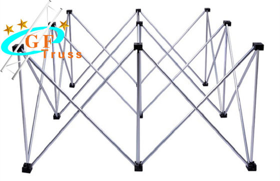 1.22M * 2.44M Aluminiowa scena kratownicowa mobilna okrągła scena sceniczna Zastosowanie podczas koncertu