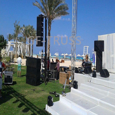 Dźwiękowa aluminiowa wieża podnosząca kratownicę PA Line Array dla głośnika