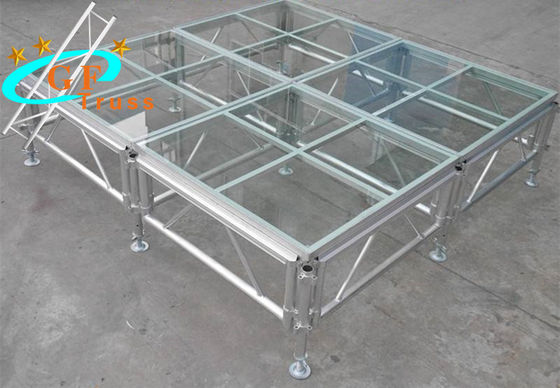 Scena aluminiowa / mobilna scena koncertowa / przenośna stalowa platforma sceniczna kratownica