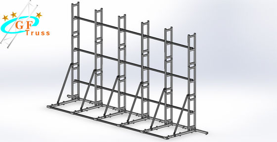 Aluminiowa kratownica z ekranem LED 6061