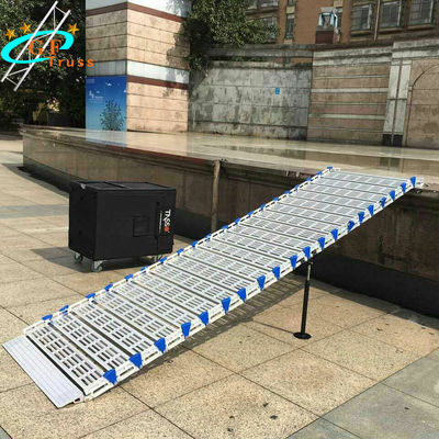 Przenośne schody rolkowe ze stopu aluminium 500 kg na imprezy plenerowe