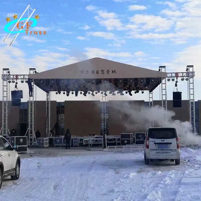 Wytrzymały trójkątny aluminiowy system kratownic dachowych na koncert