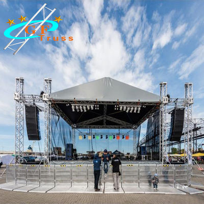 Oświetlenie sceniczne zewnętrzne Aluminiowa kratownica dachowa do macierzy liniowej
