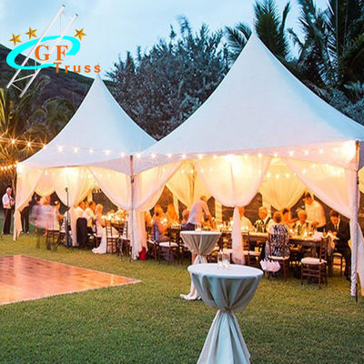 Aluminiowa zakrzywiona scena Oxford PVC Party Tent Dostosowany