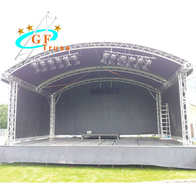 Aluminiowa zakrzywiona scena Oxford PVC Party Tent Dostosowany