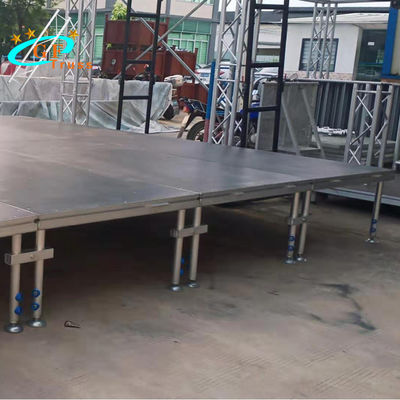 18mm regulowana czteronożna aluminiowa platforma sceniczna na wesela