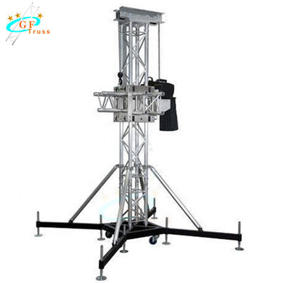 6061 Teleskopowa wieża podnosząca do aluminiowego systemu kratownicowego oświetlenia scenicznego