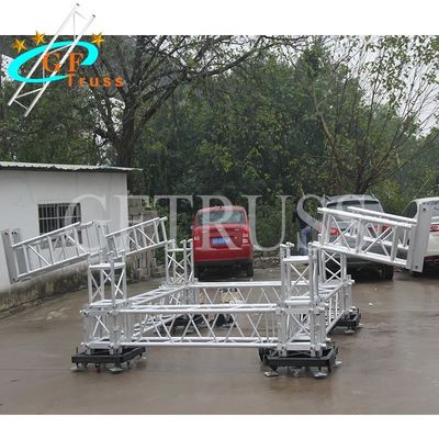 6061 Teleskopowa wieża podnosząca do aluminiowego systemu kratownicowego oświetlenia scenicznego