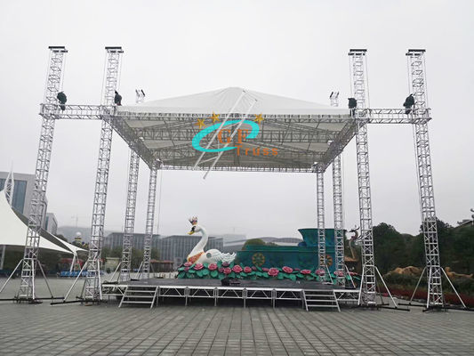 Konfigurowalna aluminiowa rama Oświetlenie imprezowe Kratownica sceniczna na koncert