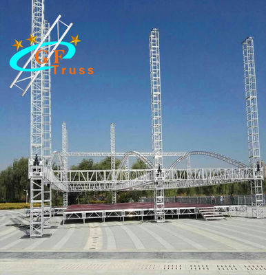Konfigurowalna aluminiowa rama Oświetlenie imprezowe Kratownica sceniczna na koncert